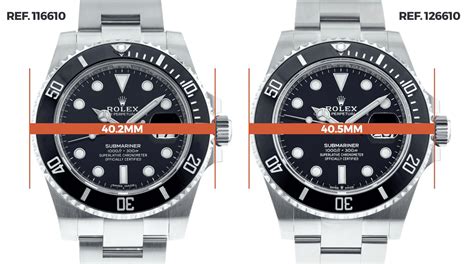 rolex submariner size mm.